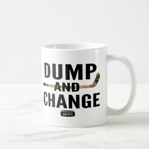 Caneca De Café Despejar e Mudar Hóquei