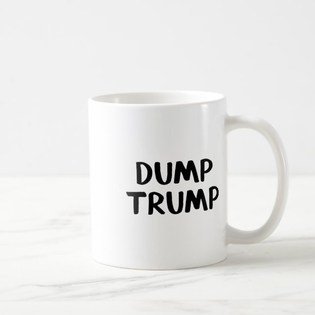 Caneca De Café Despejar Trump _1  (Direita)
