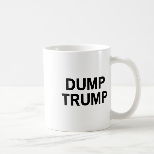 Caneca De Café Despejar Trump _2  (Direita)