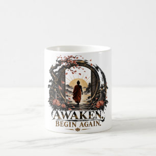 Caneca De Café Despertar Recomeçar Dhammapada