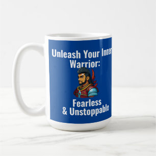 Caneca de Café "Desperte Seu Guerreiro Interior"