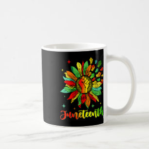 Caneca De Café Destaca Orgulho Negro Africano-Americano Sunflower