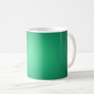 Caneca De Café Destaque branco sobre o verde