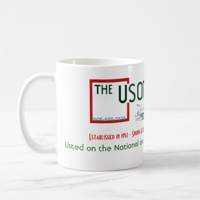 Caneca de café - destino de alojamento (Esquerda)