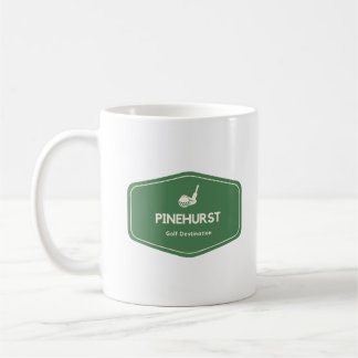Caneca De Café Destino de Golfe do Pinehurst Carolina do Norte