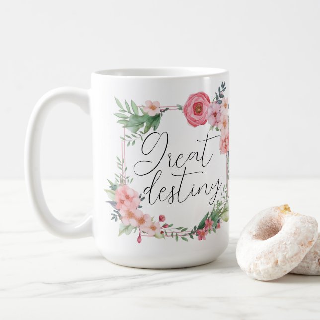 Caneca De Café Destino do excelente (Com Donut)