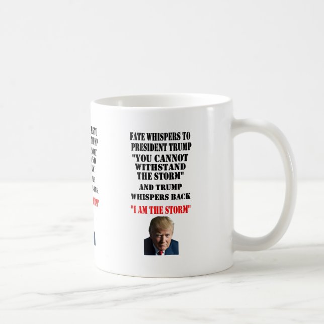 CANECA DE CAFÉ DESTINO DOS SUSPEITOS AO PRESIDENTE TRUMP (Direita)