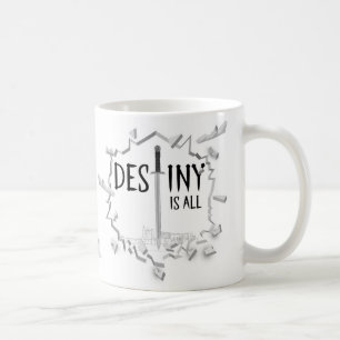 Caneca De Café Destino é Todos Buracos na Muralha