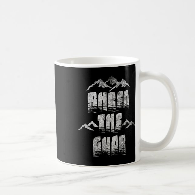 Caneca De Café Destruiu O Gnar Extreme Snowboard Mountain (Direita)