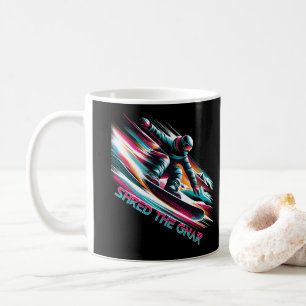Caneca De Café Destruiu o Gnar Snowboard