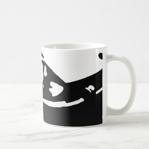 Caneca De Café Detalhe de Datsun 240Z - preto na luz