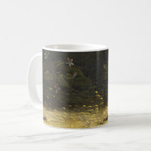 Caneca De Café Detalhe do fundo do Nascimento de Vênus Arte Refin
