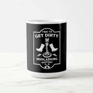Caneca De Café Detecção de Metais de Mudlarking