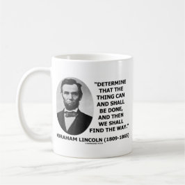 Caneca De Café Determine a coisa pode e será feito