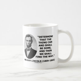 Caneca De Café Determine a coisa pode e será feito