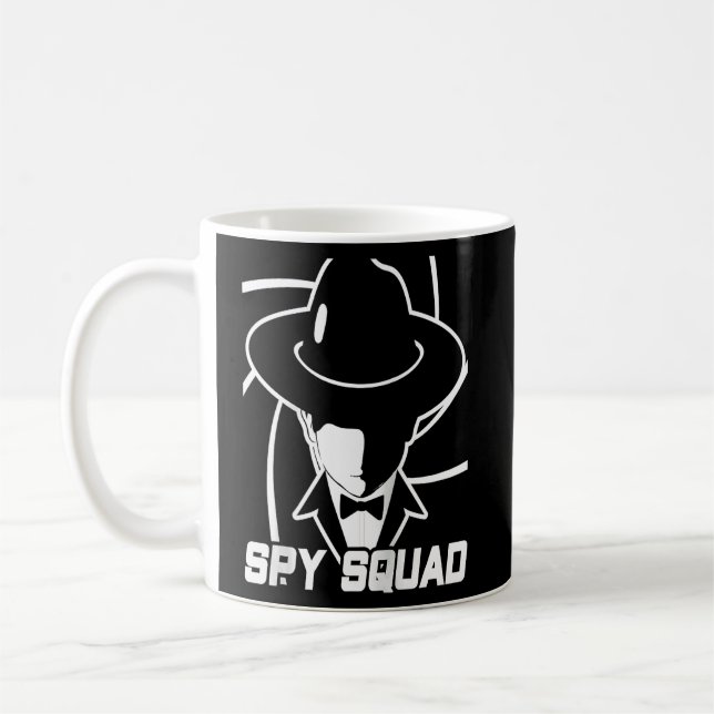 Caneca De Café Detetive Detetive Investiga do Spy Squad (Esquerda)