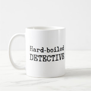 Caneca De Café detetive em estufa duro