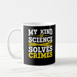 Caneca De Café Detetive Forense Solver de Criminalidade Científi