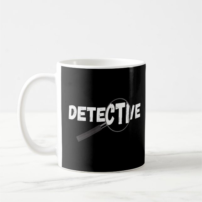 Caneca De Café Detetive Privado Spy Agent Detector (Esquerda)