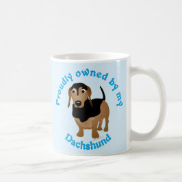 Caneca De Café Detida orgulhosamente pelo meu Dachshund