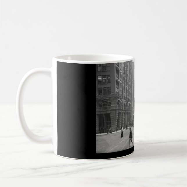 Caneca De Café Detroit, Michigan, Griswold Street em 1907, 1900 (Esquerda)