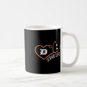 Caneca De Café Detroit Scrub Life Michigan Enfermeira Shirt Medic
