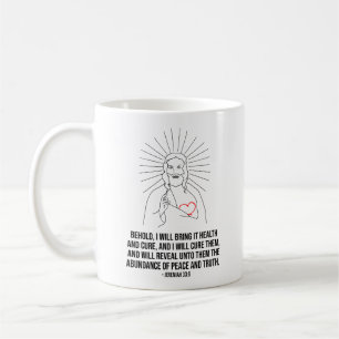 Caneca De Café Deus abençoe E Proteja-O. Eu Trarei Saúde