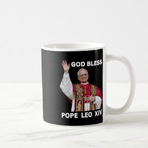 Caneca De Café Deus abençoe Novo Papa Leo Xiv Igreja Católica Fé