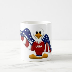 Caneca De Café Deus Abençoe os EUA