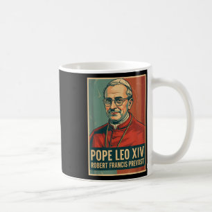 Caneca De Café Deus abençoe Papa Leo Xiv Papa Leo Xiv Papa Camisa
