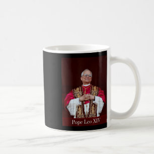 Caneca De Café Deus abençoe Papa Leo Xiv Papa Leo Xiv Papa Camisa