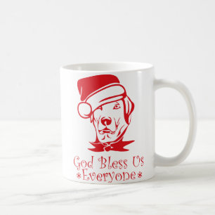Caneca De Café Deus abençoe Todos Nós Cachorro Bonito