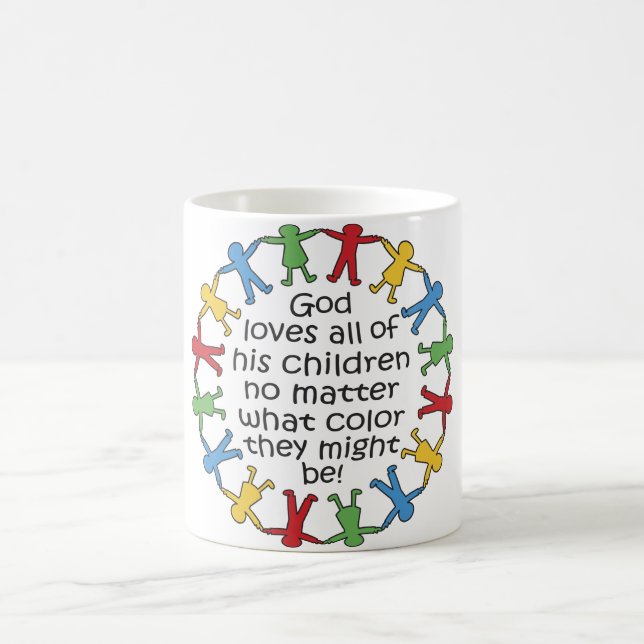 Caneca De Café Deus ama tudo (Centro)