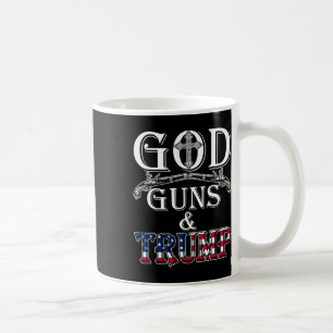 Caneca De Café Deus Armas e segundo de calça Emenda T Shirt Traga