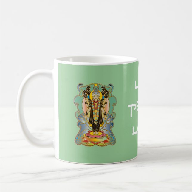 Caneca De Café Deus da deidade Hindu de Vishnu (Esquerda)