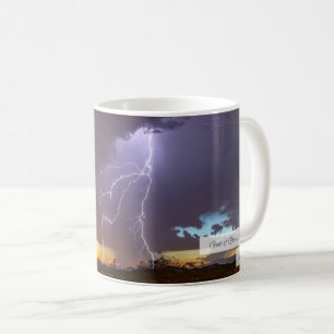 Caneca De Café Deus da Glória Troveja Salmo 105:39 KJV