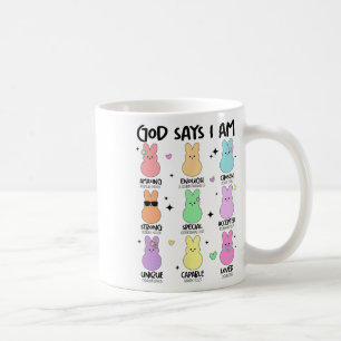 Caneca De Café Deus Diz Que Sou Cristão Meninas Toddler Kids Ea