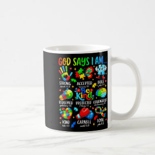 Caneca De Café Deus Diz Seja Gentil Au Conscientização Sped Mulhe