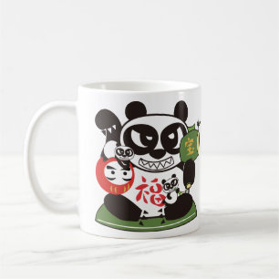 Caneca De Café Deus do Panda Sortudo