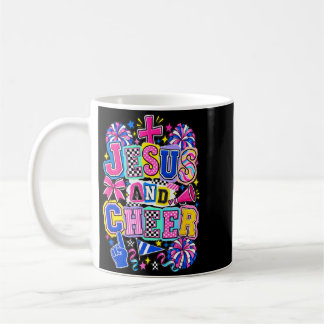 Caneca De Café Deus E Alegria Cheerleader Cristã Fé Esportes
