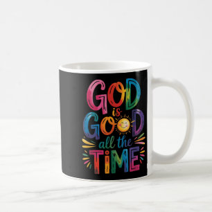 Caneca De Café Deus É Bom O Tempo Todo Jesus Cristo Christian Gi
