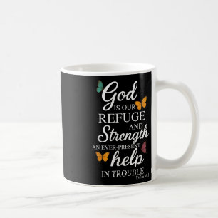 Caneca De Café Deus É Nosso Refúgio Versículo Bíblico Salmo 46_1