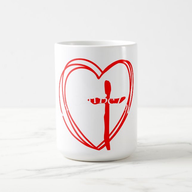Caneca De Café Deus É O Amor. (Centro)
