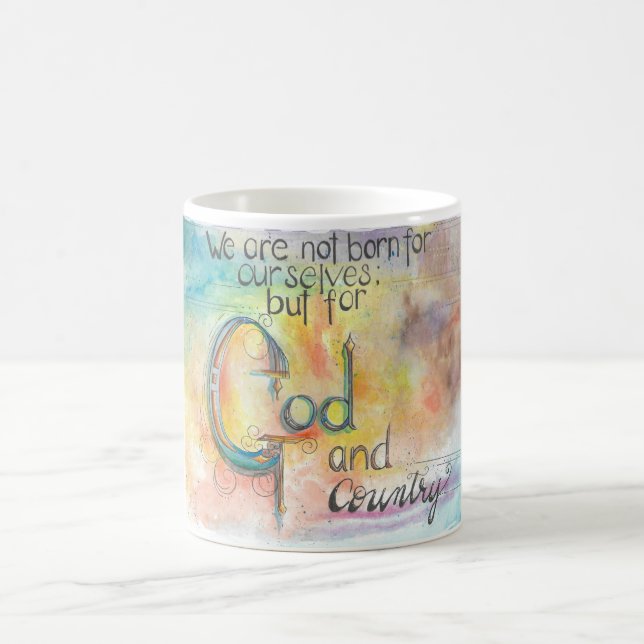Caneca De Café Deus e Pátria (Centro)
