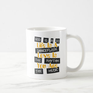 Caneca De Café Deus é um DJ