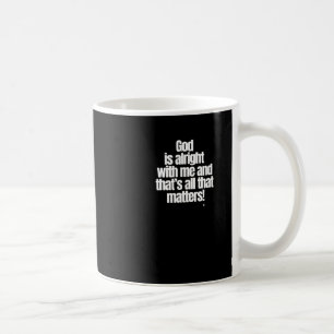 Caneca De Café Deus Está Bem Comigo E Isso É Tudo! Stic