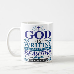 Caneca De Café Deus Está Escrevendo Algo Belo Citação de Fé