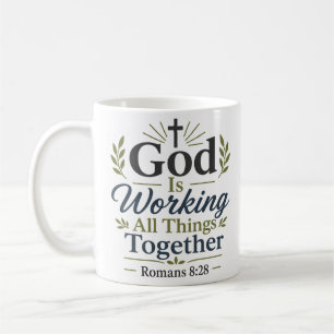 Caneca De Café Deus Está Fazendo Todas as Coisas Juntas Verdade B