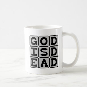 Caneca De Café Deus Está Morto, Reivindicação Ateísta de Nietzsch