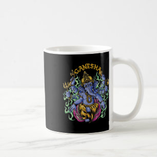 Caneca De Café Deus Ganesha Hindu Elefante Espiritual Yoga Medita